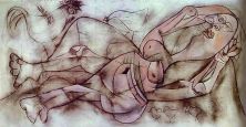 Haga click para ver la imagen ampliada farmer and nude surrounded by hens.jpg
